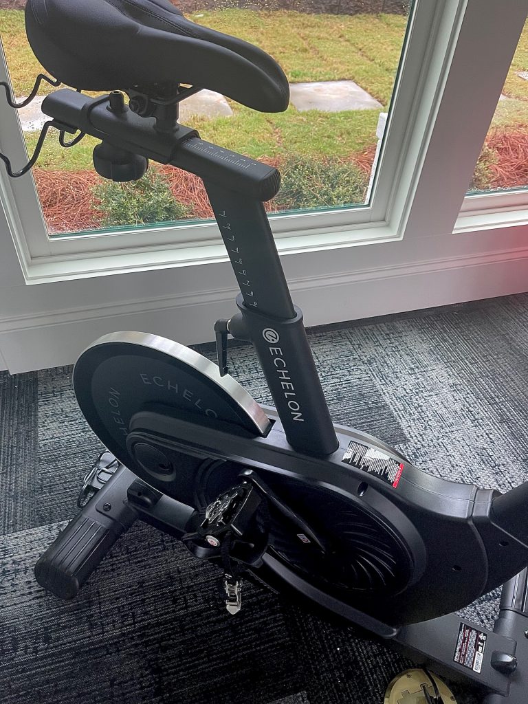gym equipment, a stationary bicycle in the gym